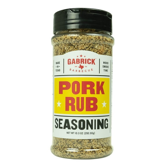 Gabrick Barbecue Pork Rub Seasoning Savory Hints Of Garlic Paprika Free 10 oz