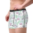 thumbnail image 2 of Uemuo Rabbit Back View Pattern Men's Boxer Briefs,Trunk Anti-Chafing,Comfortable, Durable, and Stylish Underwear-X-Large, 2 of 9