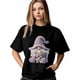 thumbnail image 1 of Cute Gnome Women's T-Shirt, Short Sleeve Tee Shirts Casual Tops Cute Style Crewneck T Shirt for Women, 1 of 8