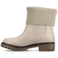 thumbnail image 2 of Journee Womens Isabeau Round Toe Block Heel Casual Comfort Chelsea Boots, Widths Available, 2 of 9