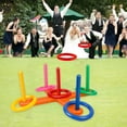 thumbnail image 3 of Neorosiri Fun Ring Toss Game Set for Family Entertainment - Engaging Indoor and Outdoor Activity with Vertical Poles and Rings, 3 of 5