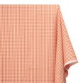 thumbnail image 2 of 4 mm Gingham Checkered Lightweight Plaid Polyester Cotton Poplin Fabric by The Yard - for Sewing Apparel, Accessories, & Décor - Orange (1 Yard), 2 of 3