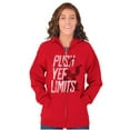 thumbnail image 3 of Popeye The Sailor Man Push Yer Limits Zip Up Hoodie Men's Women's Brisco Brands L, 3 of 5