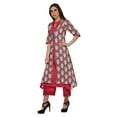 thumbnail image 3 of Moomaya Ensemble Kurta Palazzo Veste pour Femmes Tenue Indienne Tenue Ethnique, 3 of 5
