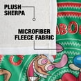 thumbnail image 4 of Ren and Stimpy Blanket, 50'x60' Crazy Christmas Silky Touch Sherpa Back Super Soft Throw Blanket, 4 of 5