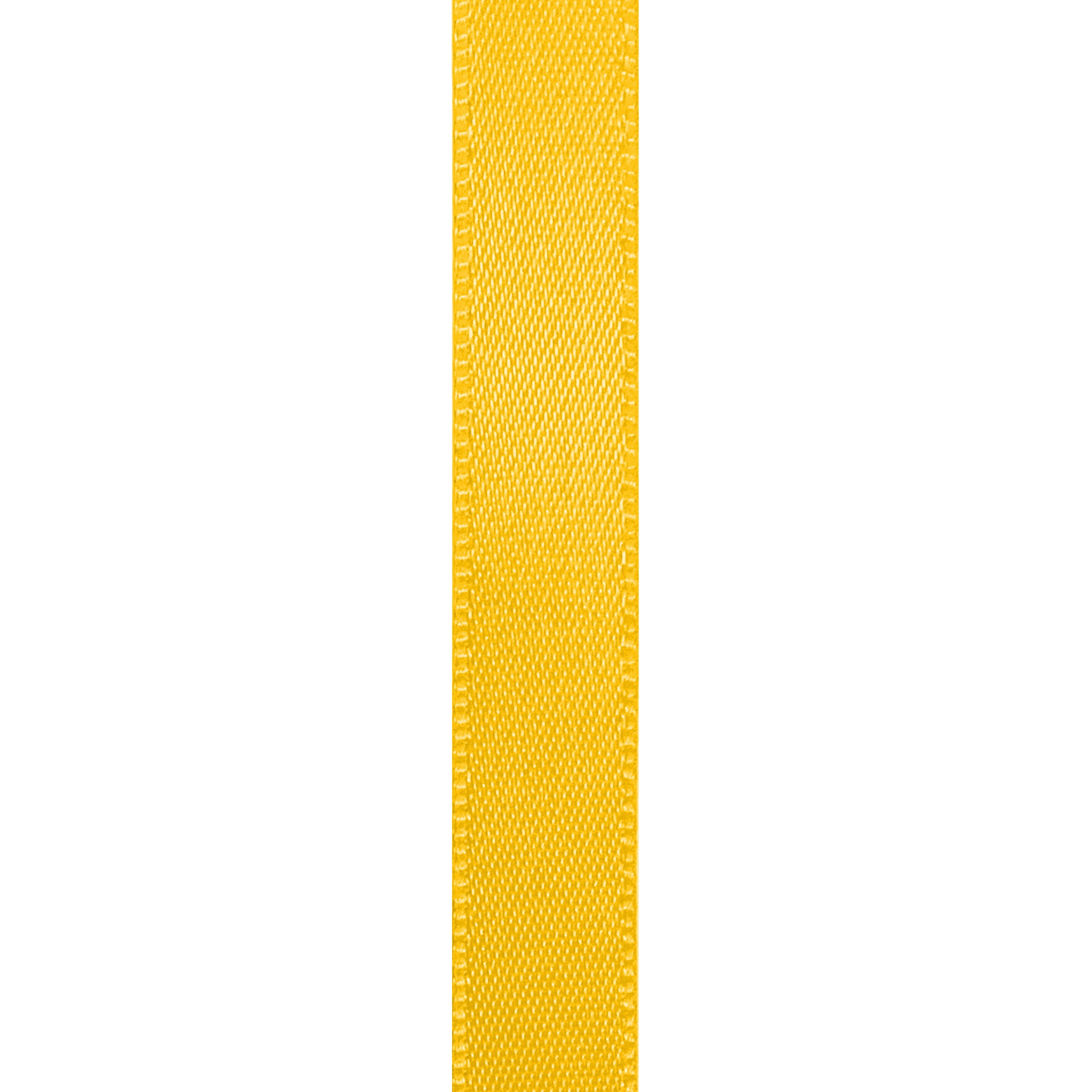 Yellow Single Face Satin Ribbon, 3/8" x 100 Yards by Gwen Studios