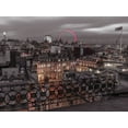 thumbnail image 2 of Frank, Assaf 24x19 Black Ornate Wood Framed with Double Matting Museum Art Print Titled - London cityscape with Millennium Wheel, 2 of 4