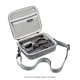 thumbnail image 5 of Bolso Bolsa de almacenamiento portátil Estuche de transporte rígido de viaje con asa de transporte superior Reemplazo de correa de hombro para estabilizador de cardán DJI OM 6 Maboto Bolso, 5 of 7