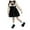 White, variant on Ketyyh-chn99 Baby Girls Layered Tulle Dress Cute Girls' Dress Patchwork Autumn Children's Sweet Long Sleeved Skirt Children's Skirt Clothing for 100,White