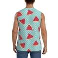 thumbnail image 4 of Fotbe Men's Watermelon Print Men's Sleeveless Muscle Tank Tops Casual T-Shirts for Gym Workout Beach-XX-Large, 4 of 8