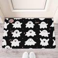 thumbnail image 2 of Horror Pumpkin Ghost Doormat,Durable Absorbent Happy Halloween Indoor Outdoor 17x30 Inch Door Mats for Kitchen Nursery Floor Entryway Rug, 2 of 6