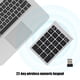 thumbnail image 1 of Teclado Numérico Inalámbrico, Teclado Numérico Inalámbrico USB O 2,4G, Teclado Numérico de Contabilidad Financiera Con Batería, 22 Teclas, 1 of 7