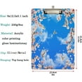 thumbnail image 2 of FMSHPON Beautiful Cherry Blossoms Doves Clipboard Hardboard Wood Nursing Clip Board and Pull for Standard A4 Letter 13x9 inches, 2 of 5