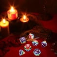 thumbnail image 4 of Milaget Mini Polyhedral Dice Set, 7Pieces, Game Accessories, Glitter D4 D6 D8 D10 D% D12, 4 of 9