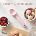 thumbnail image 6 of REGALWOVEN Ice Cream Scoop, Aluminum Alloy Hangable Ice Cream Scooper, Comfortable Ergonomic Handle, Easy Release for Gelato Pink-1Pcs 7.5 in, 6 of 7
