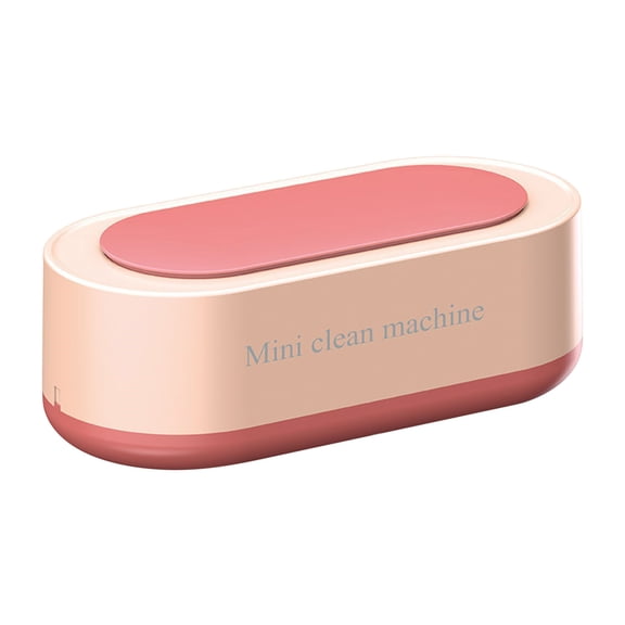 Wovilon Portable Ultrasonicing Cleaning Machine Small High Frequency Vibration Jewelry Glasses Watches Cleaner 360 Degree Cleaning Box