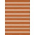 thumbnail image 2 of Well Woven Medusa Stria Modern Stripes Orange 7'10" x 9'10" Indoor Outdoor Area Rug, 2 of 3