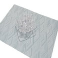 thumbnail image 4 of Diamond Woven Vinyl Placemats With Diamond Woven Design Reversible 13 x 19 Rectangular Placemat Set of 6 in Blue, 4 of 5