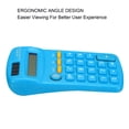 thumbnail image 5 of Uxcell Small Pocket Calculator Home Office Handheld Calculator 8 Digit Display Light Blue, 5 of 6