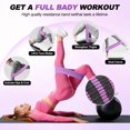 thumbnail image 2 of Fabric Resistance Bands for Working Out & Numbered Elastic Stretching Strap Set,  and Booty Bands Exercise Bands for Women and Men Yoga Starter Set Pilates Rehab Fitness and  Workout, 2 of 4