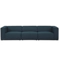 thumbnail image 4 of Modway Mingle 3 Piece Upholstered Fabric Sectional Sofa Set in Blue, 4 of 4