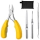 thumbnail image 2 of Cortaúñas Portátil 1 para Uñas de Los Pies Encarnadas O s, Recortador de Uñas de Los Pies Y Pinza de Uñas de Podólogo Profesional para Pers - Amarillo Baoblaze Cortauñas, 2 of 7