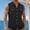 c01Black, variant on (S-5XL) Big and Tall Sleeveless Button Down Shirts for Men Summer Casual Beach Vacation Collared Tank Tops Basic Vest Shirts with Pockets Blue XXXXXL