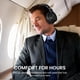 thumbnail image 5 of MOVSSOU E7 Active Noise Cancelling Headphones Bluetooth Headphones Wireless Headphones Over Ear with Mic Deep Bass, Comfortable Protein Earpads, 30 Hours Playtime for Travel/Work, Titanium Black, 5 of 5