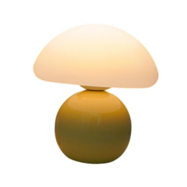Lámpara de mesa, lámpara de noche, decoración, luz cálida, lámpara de escritorio decorativa y elegante para amarillo