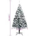 thumbnail image 4 of vidaXL Artificial Pre-lit Christmas Tree with Ball Set Green 240 cm PVC, 4 of 5