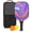 Black, variant on Pickleball Paddles Set Of 1, Fiberglass Surface, Liquid & Marble Print, 1 Paddles, 2 Balls & Bag