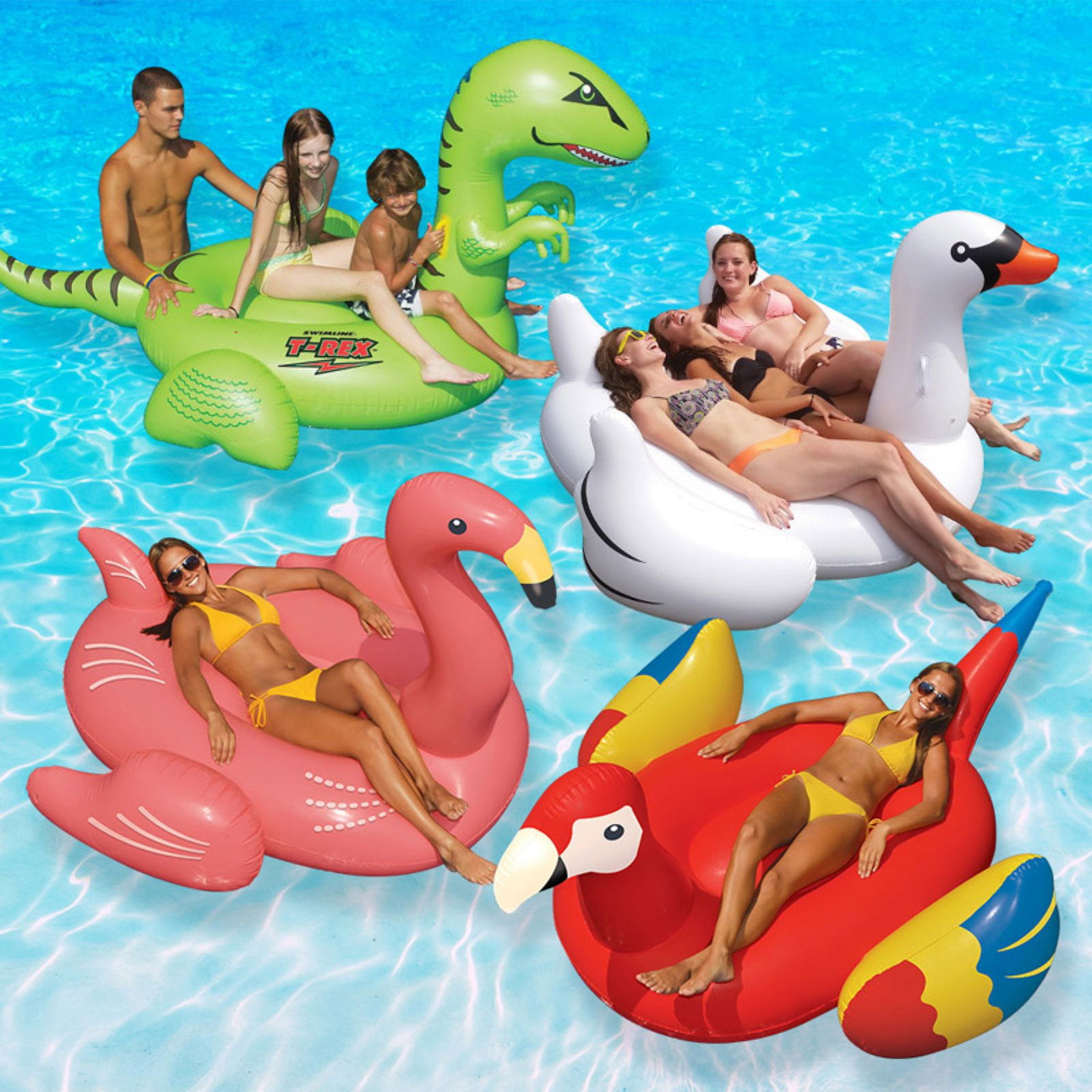 large pool floaties