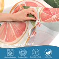 thumbnail image 4 of Yayeee Kitchen Valance Rod Pocket 54" x 18" Living Room Window Curtain, Watercolor Grapefruit, 4 of 6