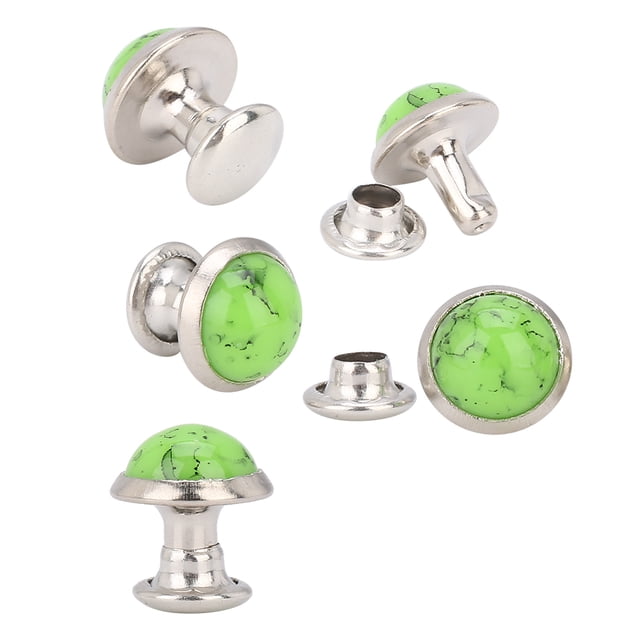 Practical Rivet Stud, Turquoise Rivets, High Strength For DIY Craft DIY Decoration Amateurs Professionals DIY Leather Beginners 7#,8#,9#,10#,11#,12#