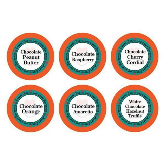 Smart Sips COFCHOOBSE24 Chocolate Obsession Gourmet Coffee Variety Sampler Pack for All Keurig K-cup Brewers, 24 Count
