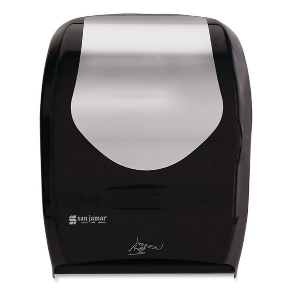 San Jamar Smart System iQ Sensor Towel Dispenser 16.5x9.75x12 Black T1470BKSS