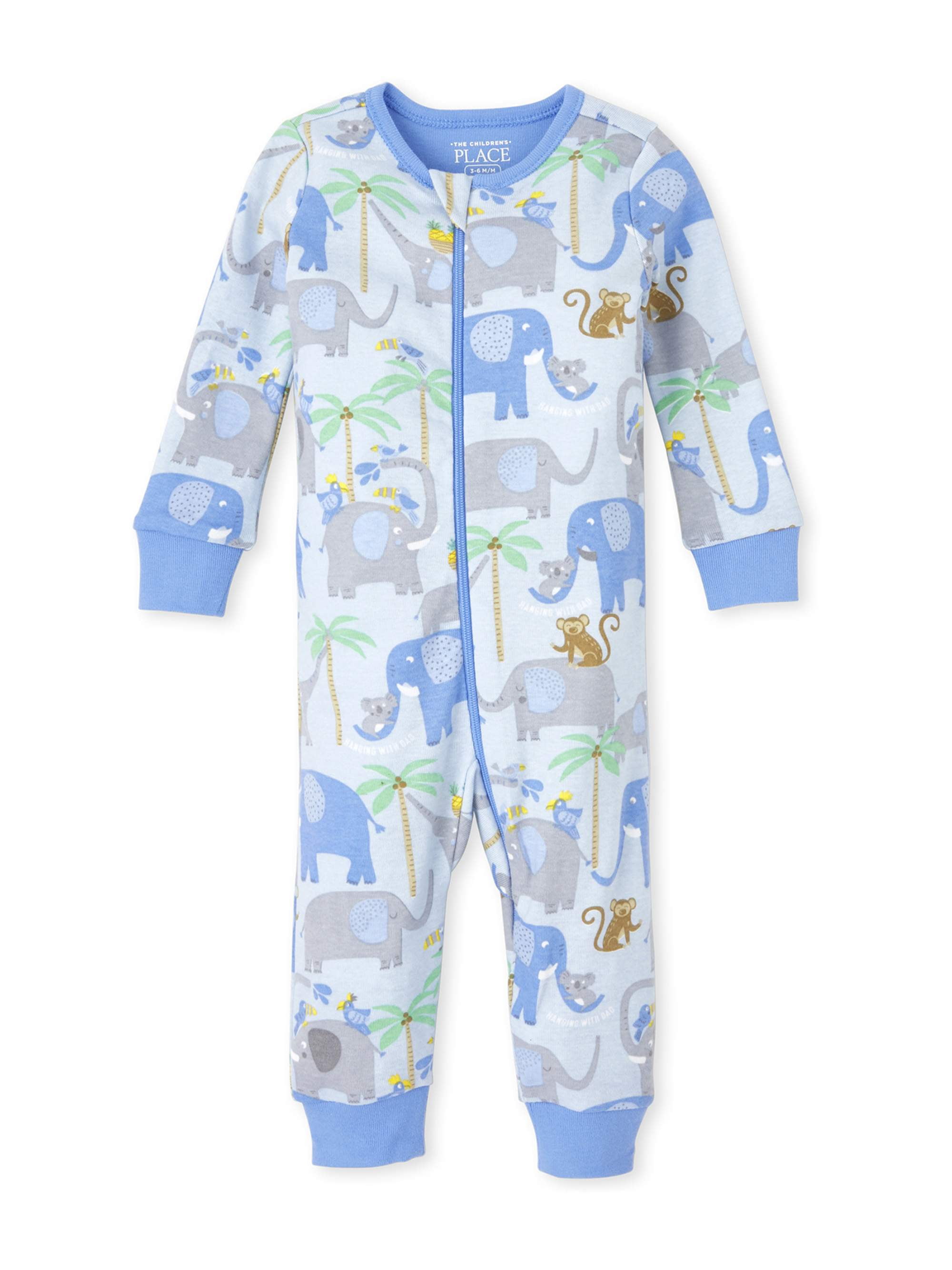 The Children's Place The Children's Place Baby Toddler Boy Long Sleeve Stretchie Pajamas