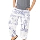 thumbnail image 1 of Pantalones largos para hombre, bombachos de moda, pantalones estampados elásticos sueltos para playa Athleisure Odeerbi ODB-2, 1 of 3