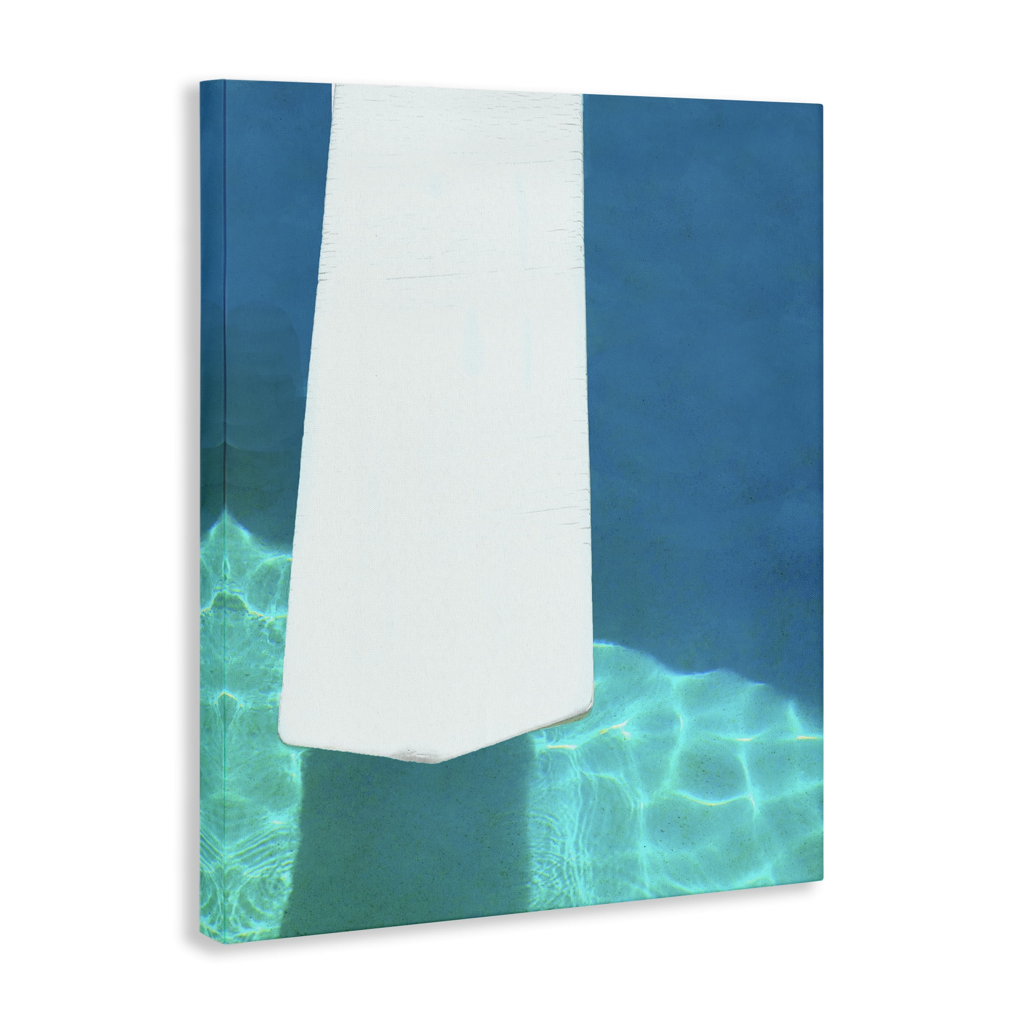 Stupell Industries Summer Diving Board Nautical & Beach Painting Wrapped Canvas Art Print Wall Art, 36 x 48