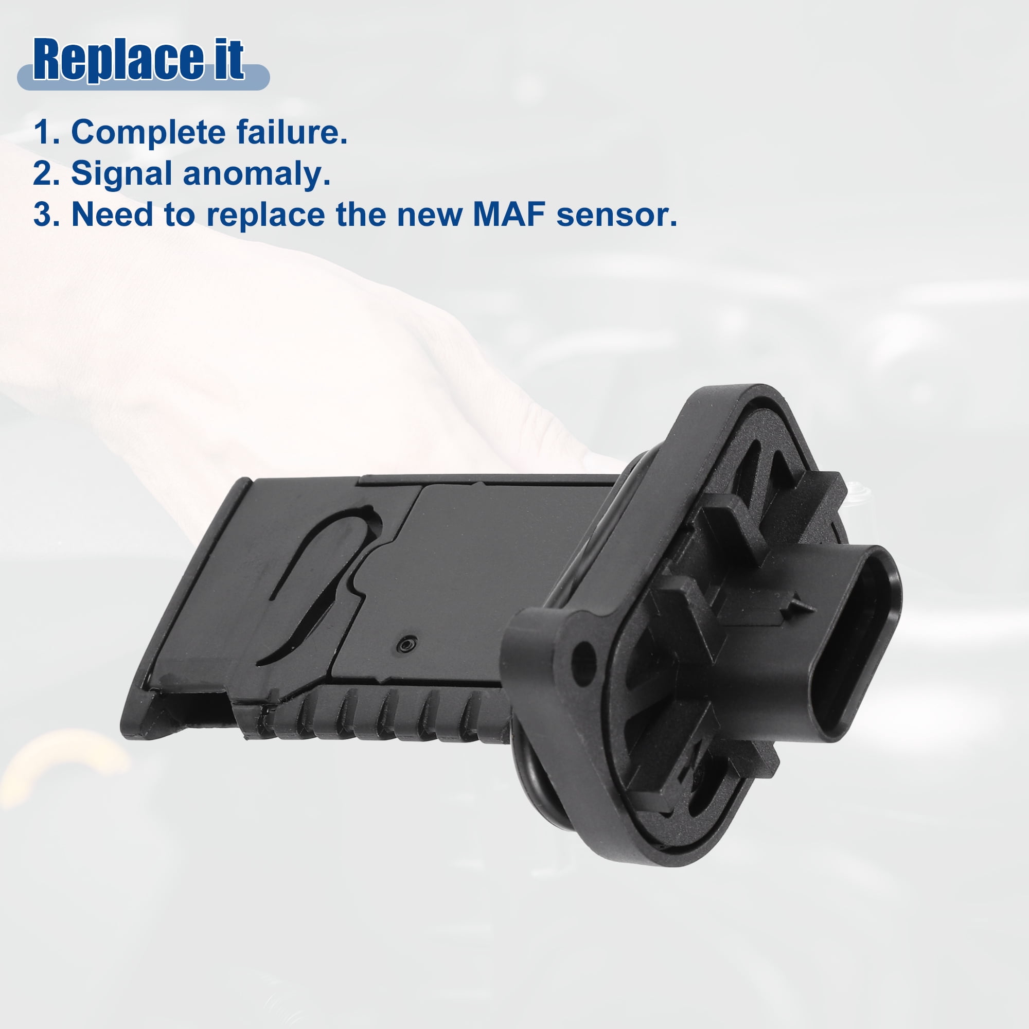 Unique Bargains Car Mass Air Flow MAF Sensor Replacement Fit for BMW 228i 2014-2016 No.13627602038 Black