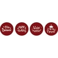 thumbnail image 2 of Darling Souvenir chocolate Candy Labels 190 Pcs Quinceanera Party Theme Stickers-Maroon, 2 of 2
