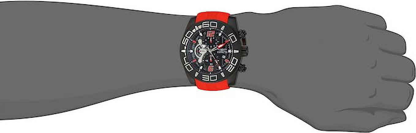 Invicta Men's 22810 Pro Diver Quartz Stainless Steel and Silicone Casual Watch