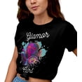 thumbnail image 2 of Playera Ajustada para Motociclistas - Glamor Girl - 100% Algodón, 2 of 6
