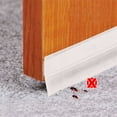 thumbnail image 6 of Adhesive Weather Stripping Door Draft Stopper Strip | Soundproof & Insulation Seal for Sliding Doors & Windows | Flexible PVC Material | 1 Roll, 6 of 7