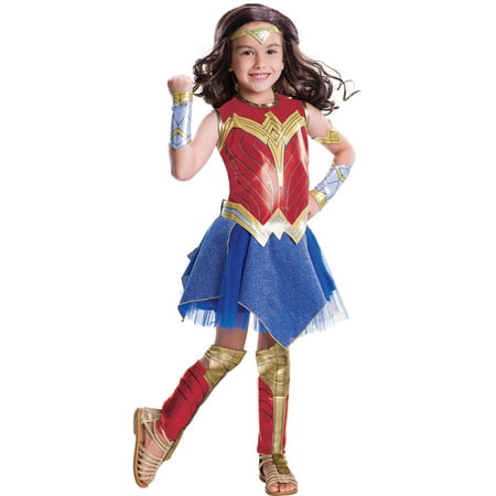 Girl's Deluxe Wonder Woman Movie Halloween Costume