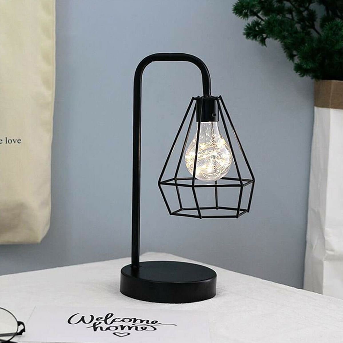 industrial bedside table lamp