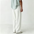 thumbnail image 4 of Men Big & Tall Microfiber Pleated Dress Slacks Light Comfort Fabric S-XL, 4 of 8