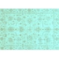 thumbnail image 1 of Ahgly Company Indoor Rectangle Oriental Light Blue Modern Area Rugs, 6' x 9', 1 of 4