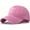 Pink, variant on Women's Vintage Washed Baseball Cap Adjustable Cute Heart Graphic Cotton Dad Hat