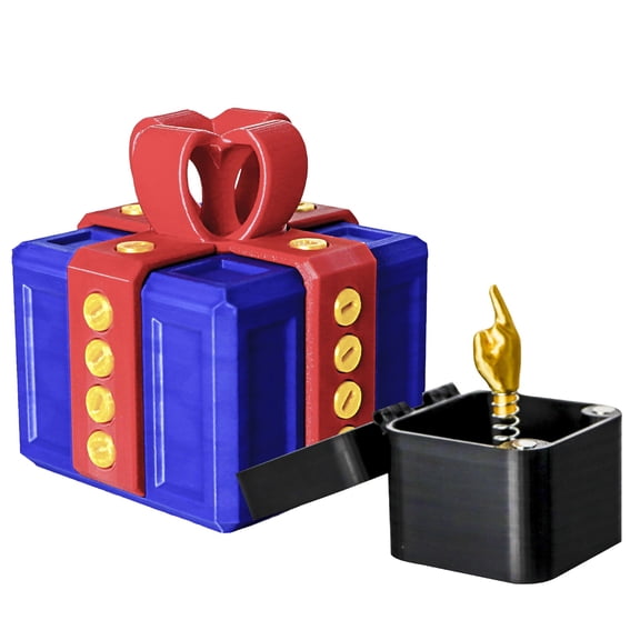 3.39" Annoying Prank Box,Hilarious Screw Present with Surprise Finger,Perfect Gag Gift for All Occasions,Funny 3d Printed Screw Gifts Boxes,Birthday Gifts Box 2026 purple